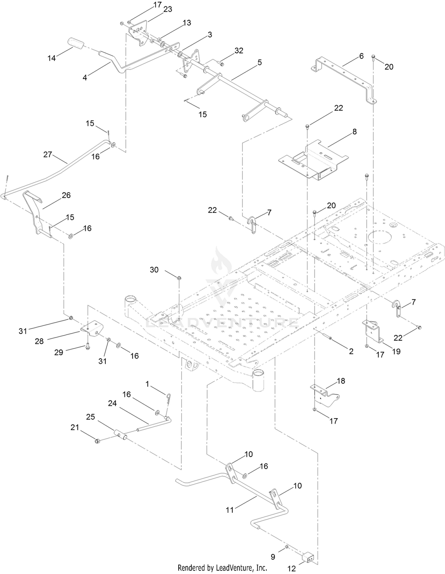 Deck Lift Assembly