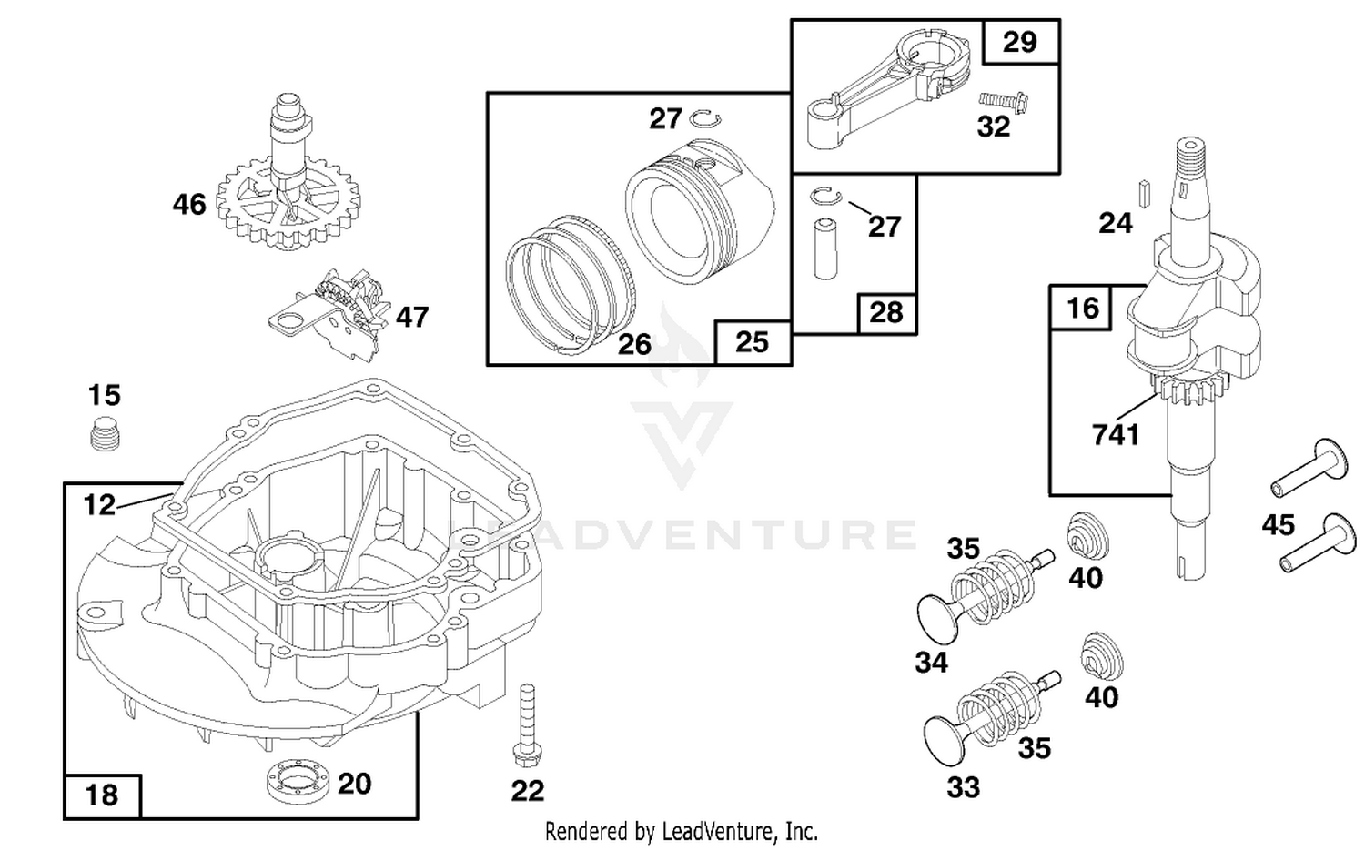 Engine Briggs  Stratton Model 12f802-0667-01 2