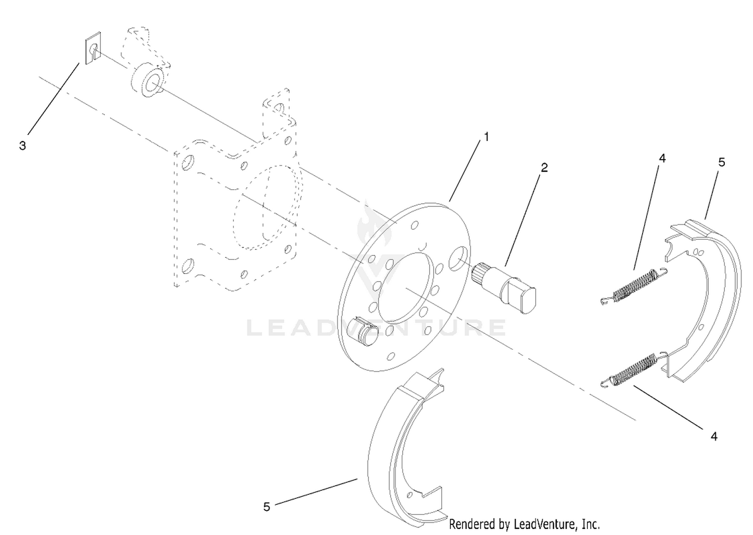 Brake Assembly No. 71-1500