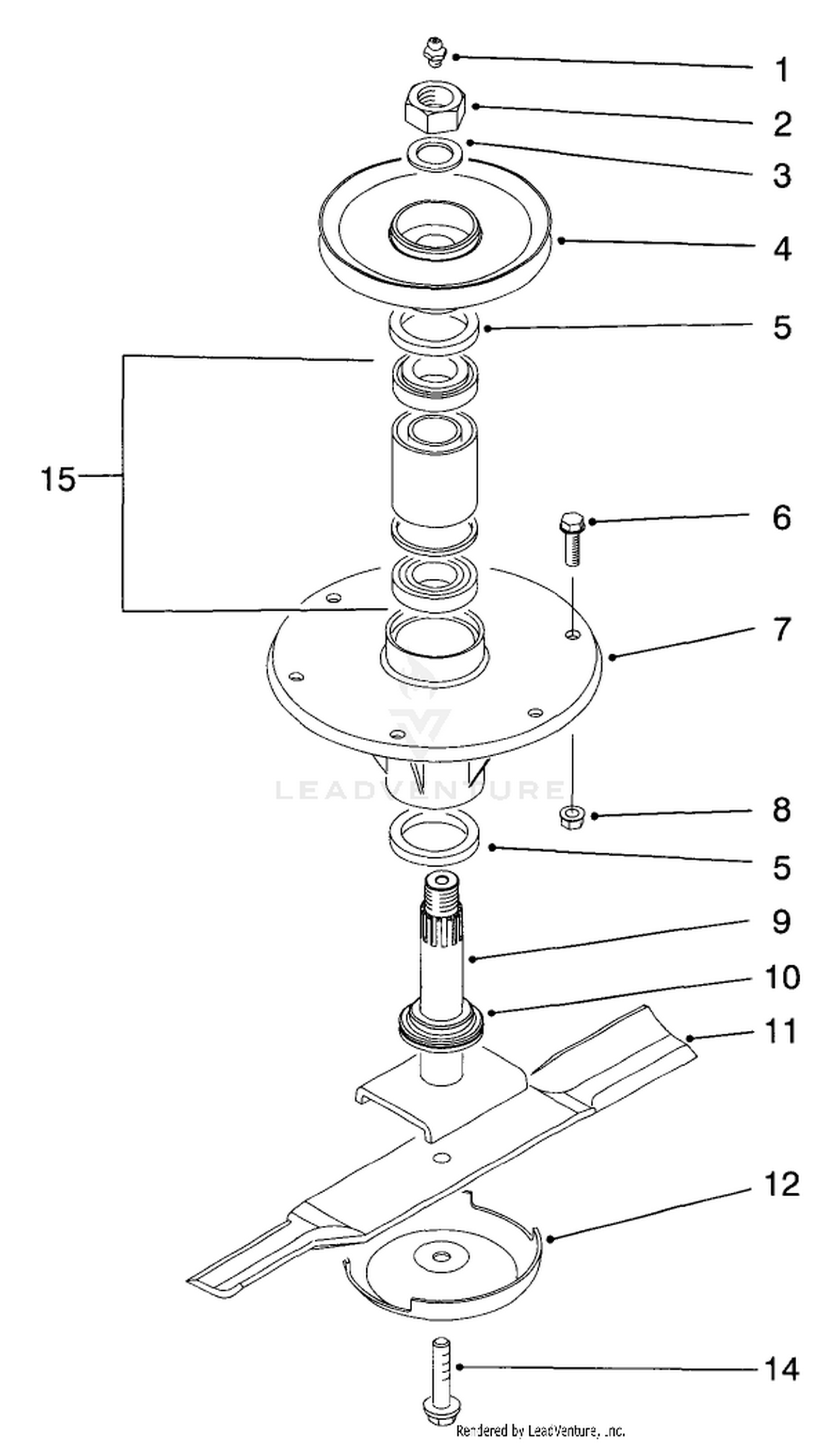 Spindle Assembly (wings)