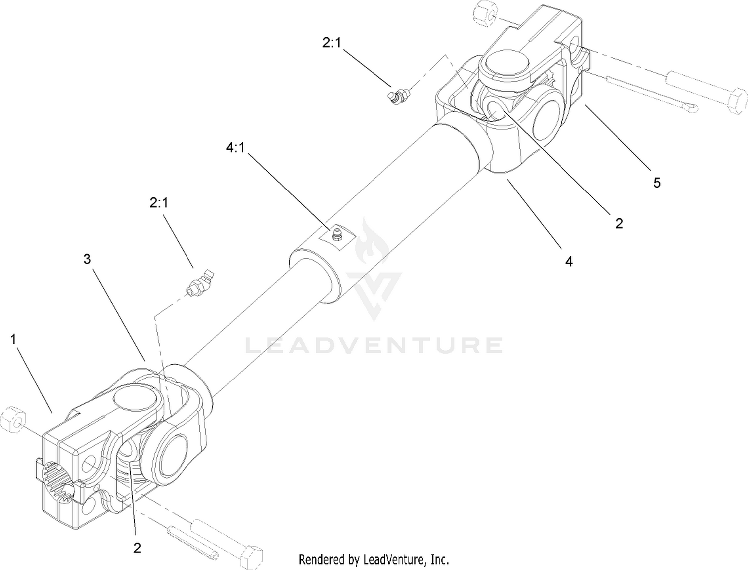Drive Shaft Assembly No. 110-4704