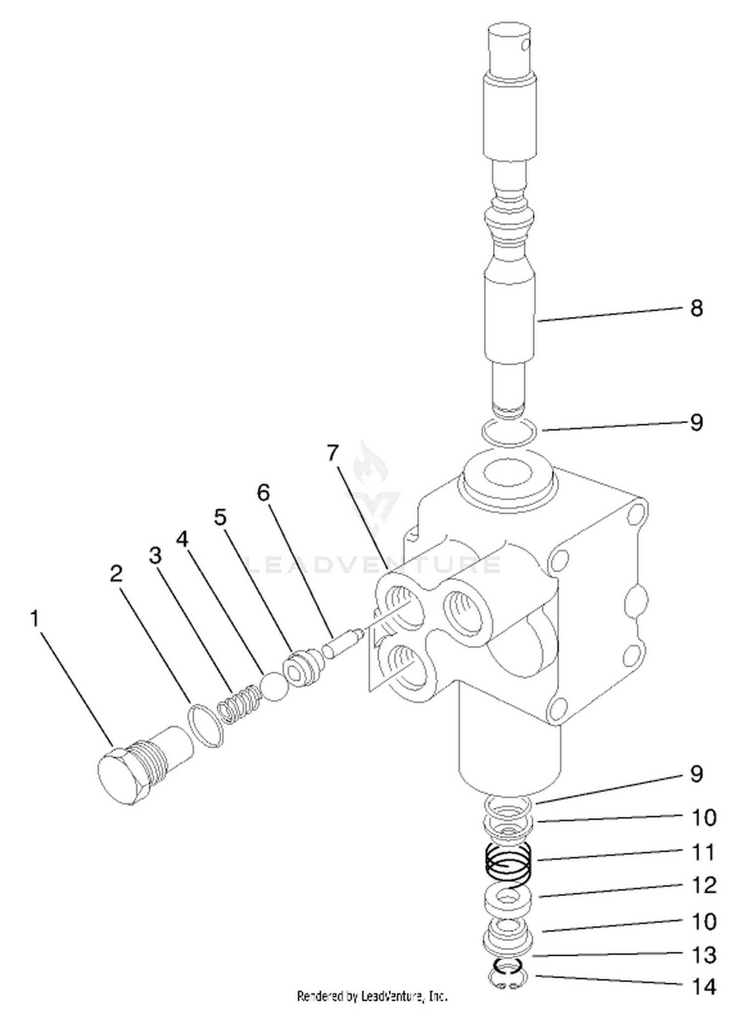 Control Valve Assembly No. 43-1950