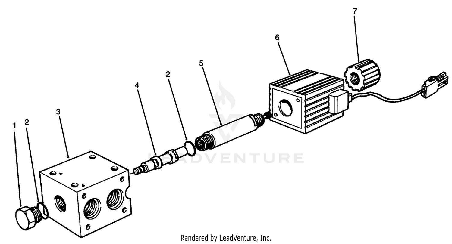 Solenoid Valve Assembly No. 76-9970 (model No. 30455 Only)