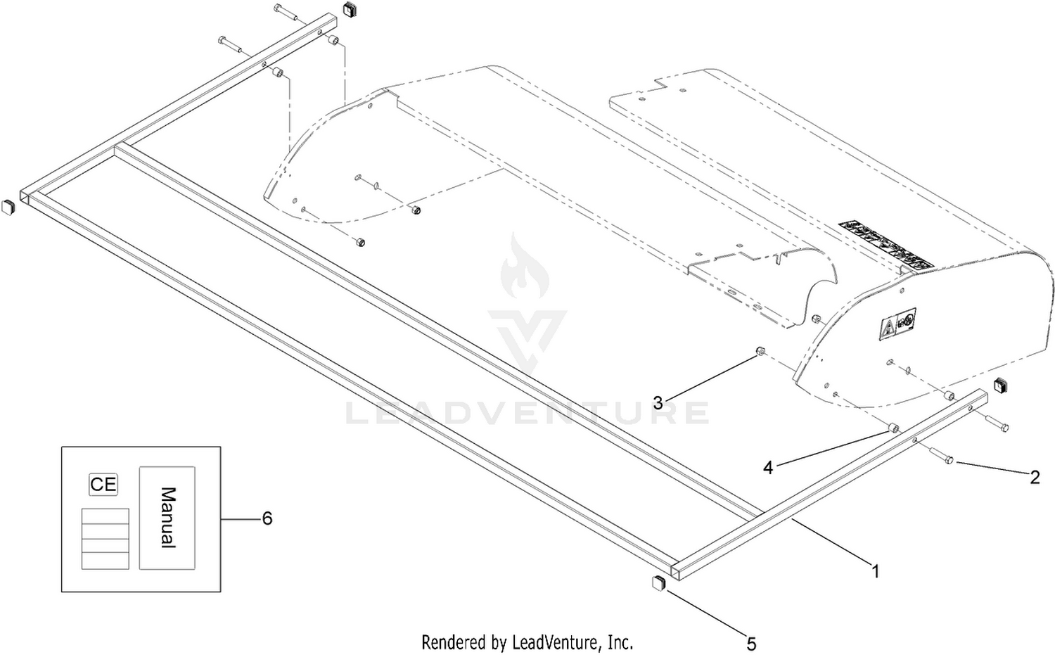 Rear Guard Kit No. 117-7107