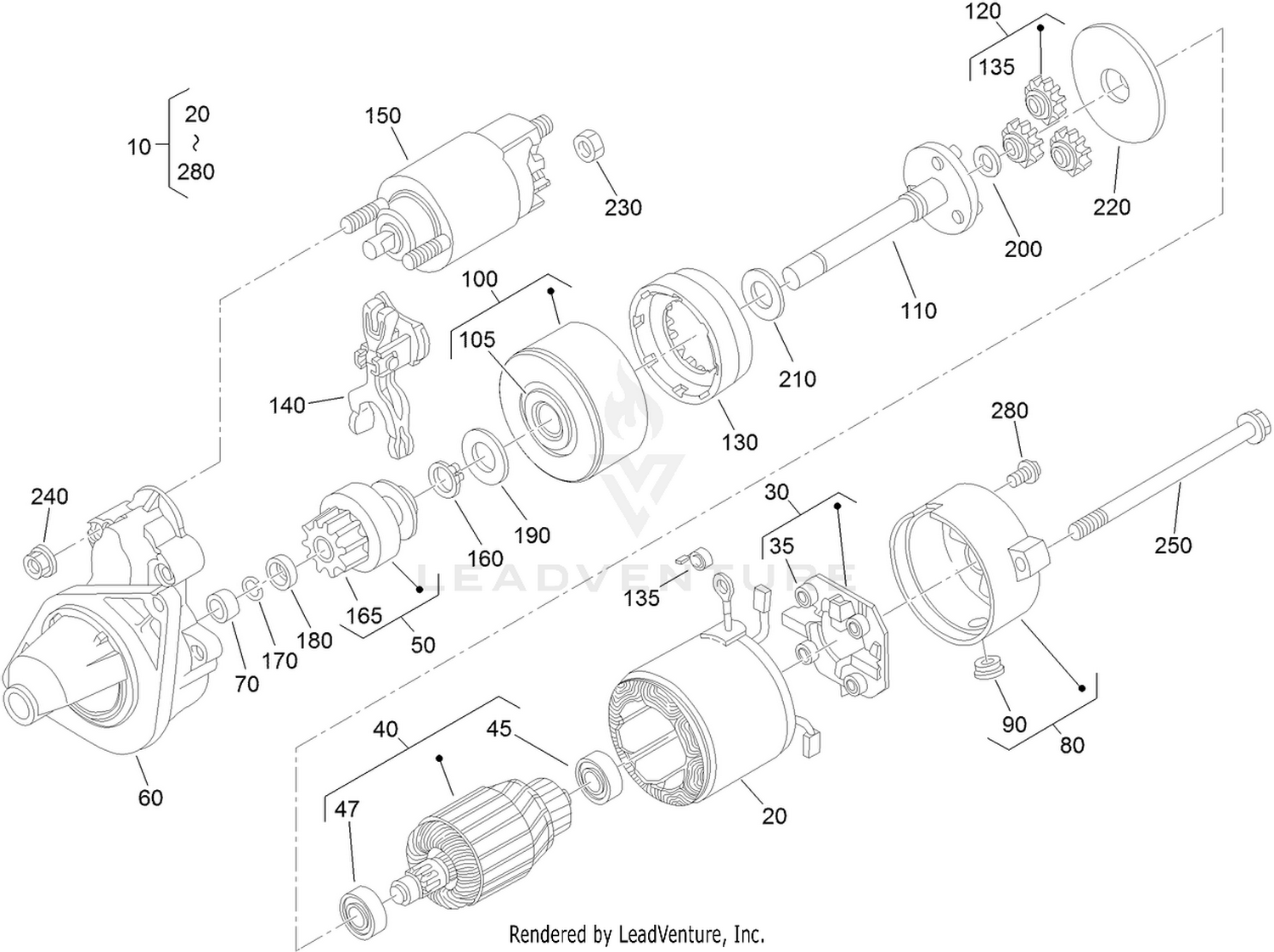 Starter Components Assembly