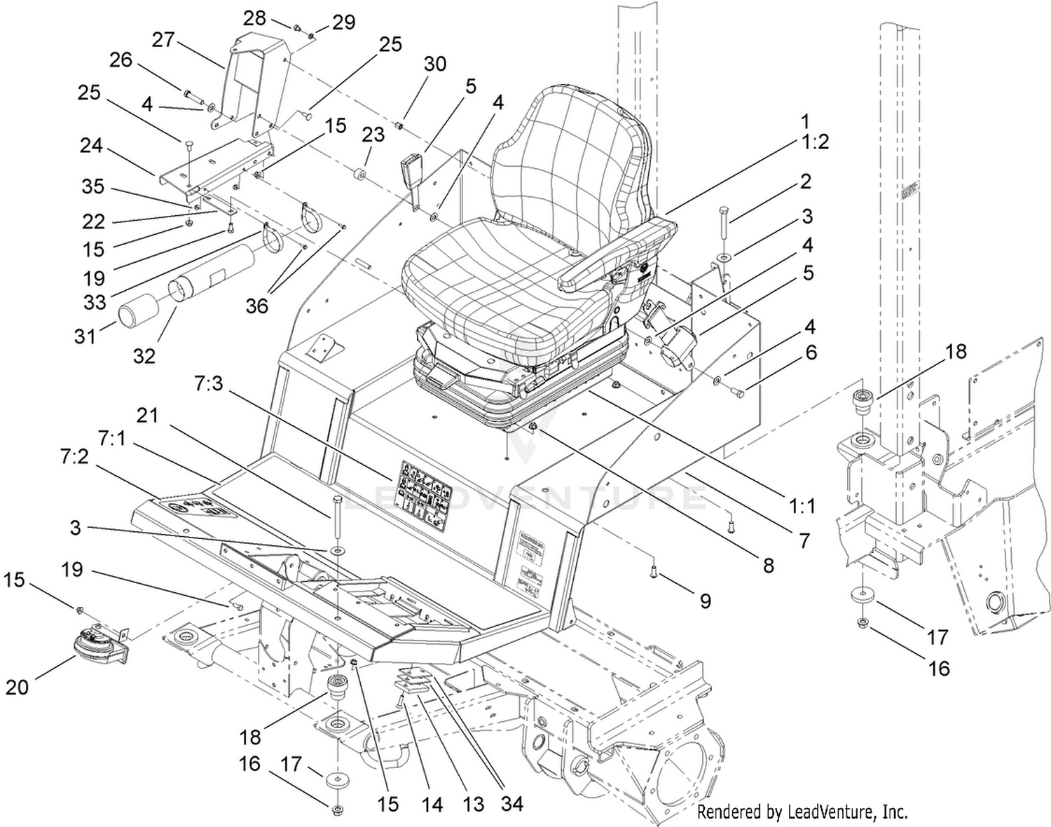 Seat and Platform Assembly