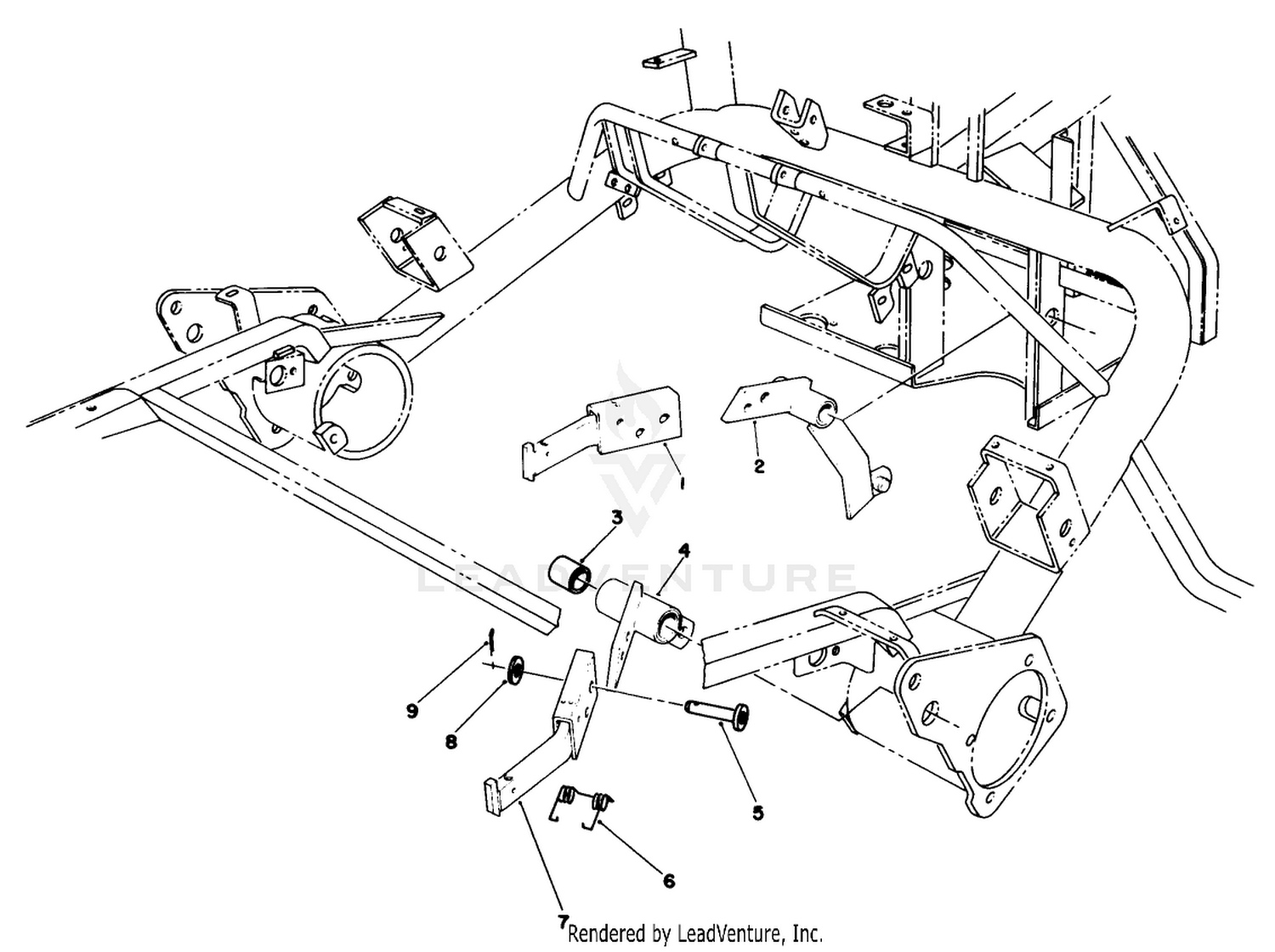 Fairway Lift Arm Kit Greensmaster 300 (for Traction Model-S 04327, 04340  04345)