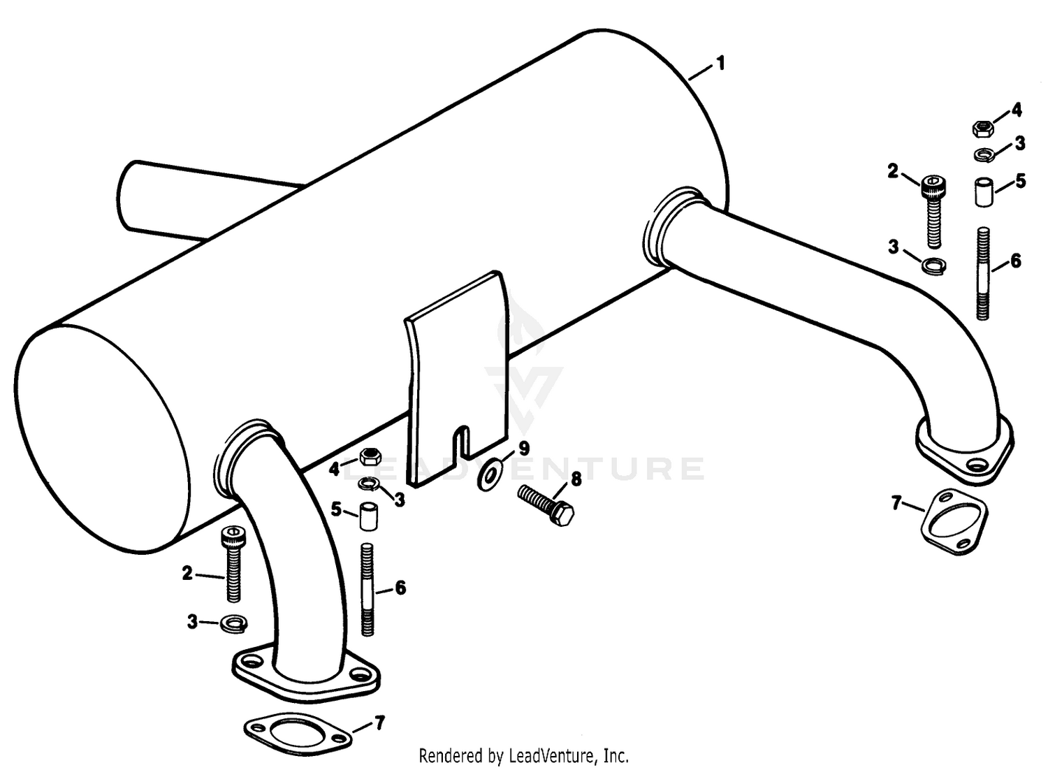 Exhaust-Engine Kohler Model No. Kt17qs Type No. 24324 (continued)