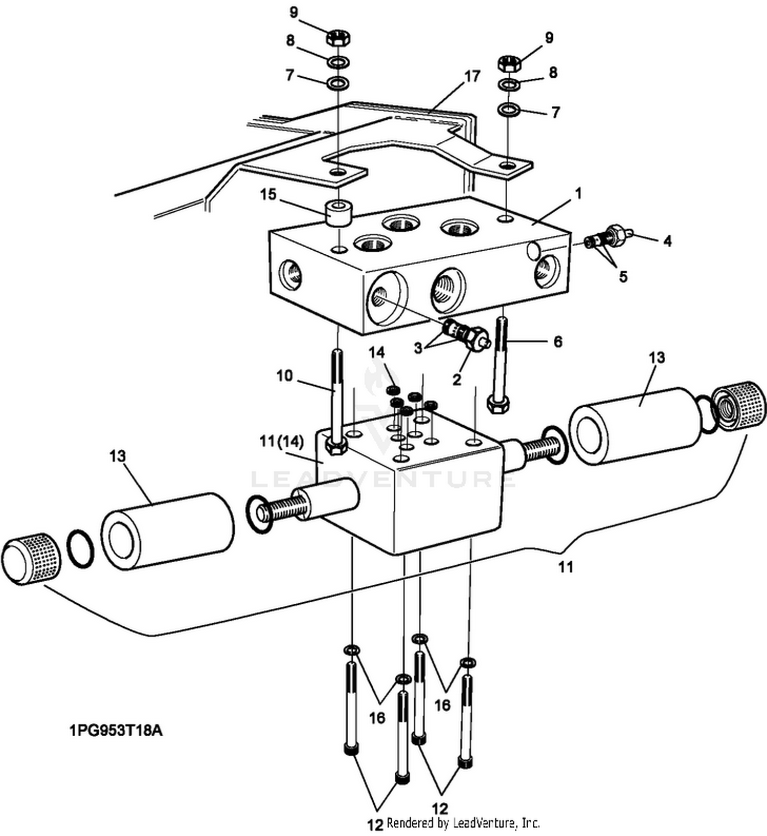 Cutter Sub Plate / Control Valve