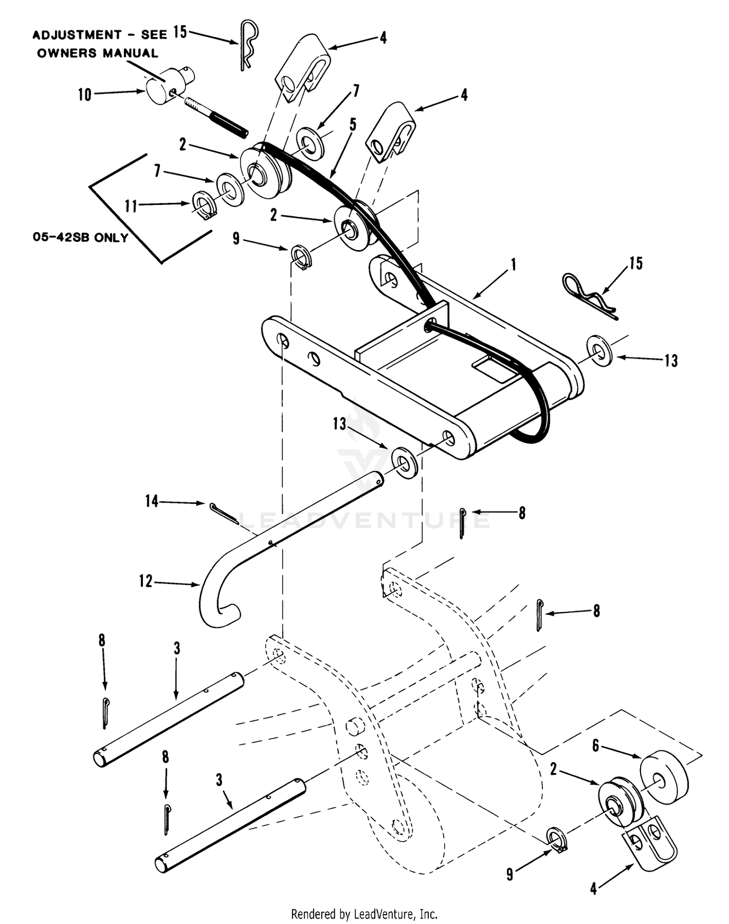 Rear Discharge Mower-36 In. (92 Cm) (vehicle Identification Number 05-36xr05) 3