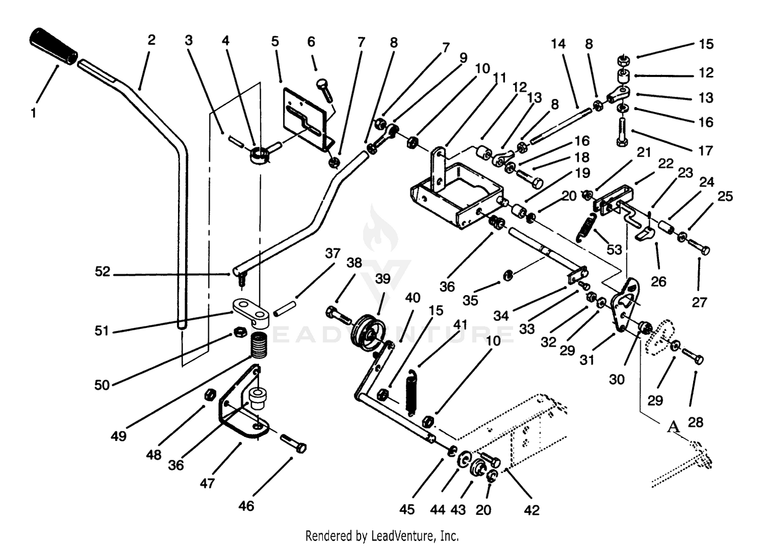Clutch, Brake And Motion Control Linkage