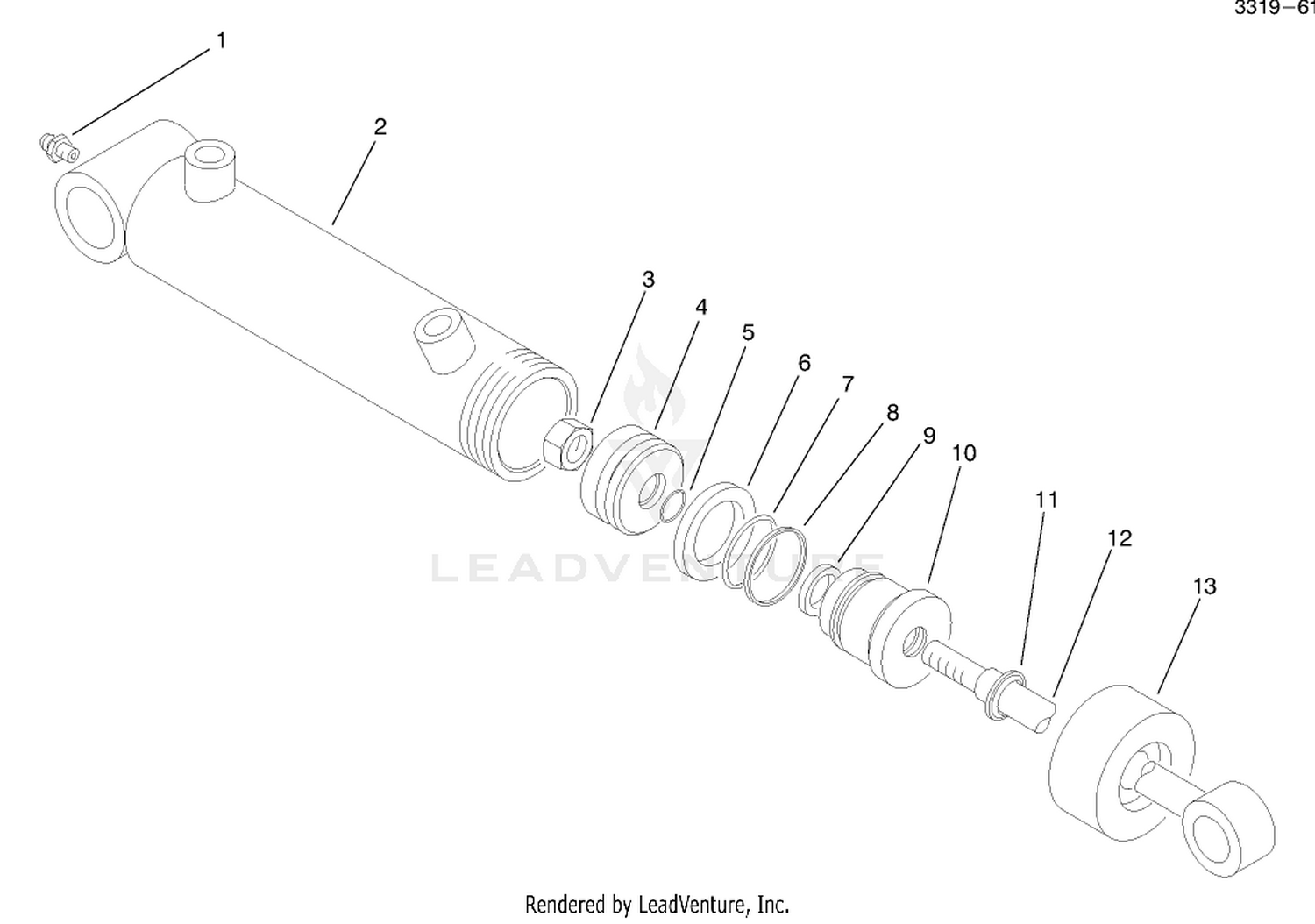 Hydraulic Cylinder No. 93-2650