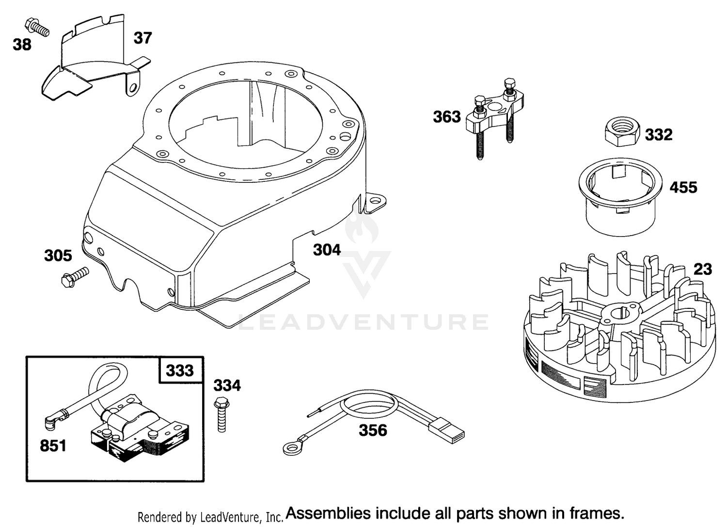 Engine Briggs  Stratton Model 127802-0514-21 7
