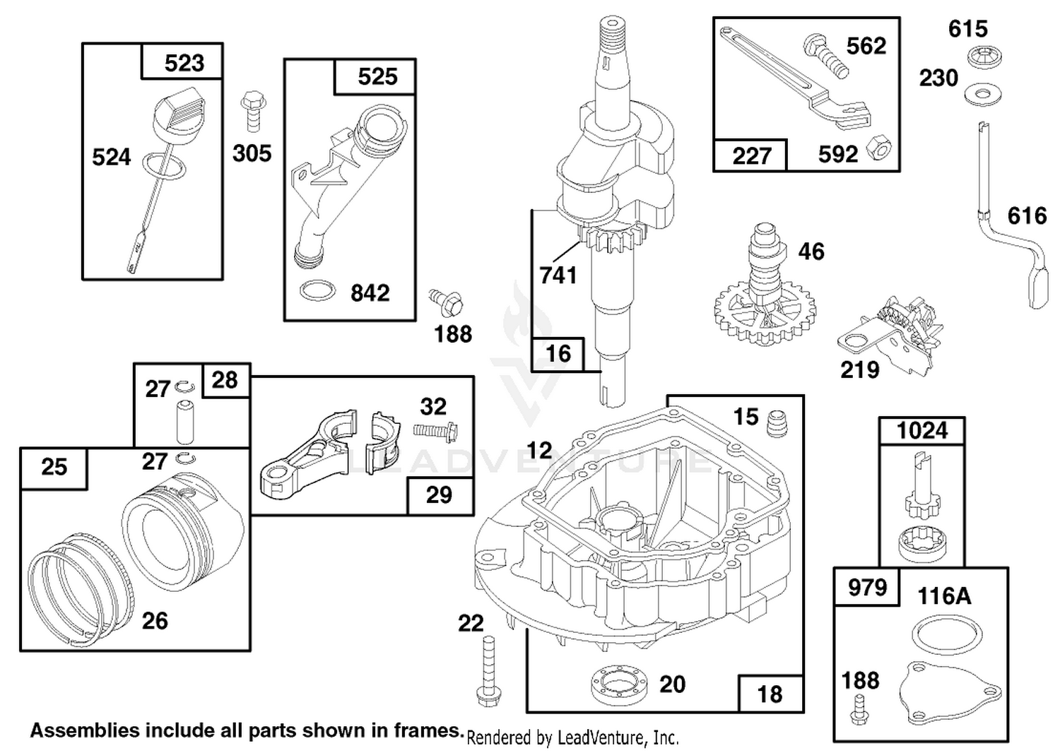 Engine Gts 150 (model No. 20482 Only) 2