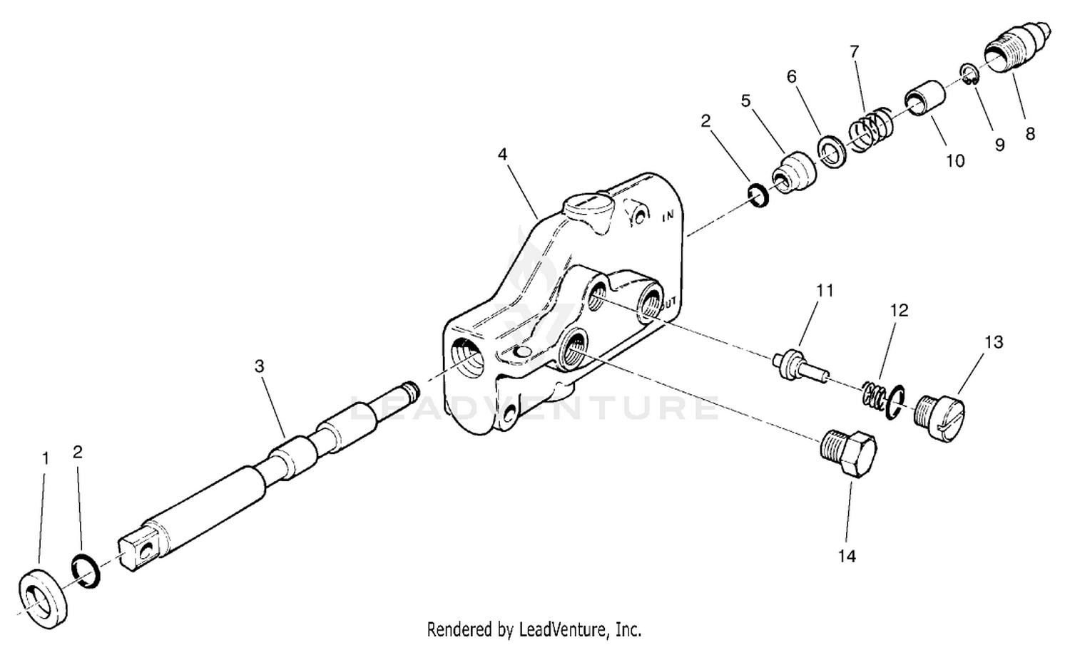 Lift Valve Asm No. 63-7960