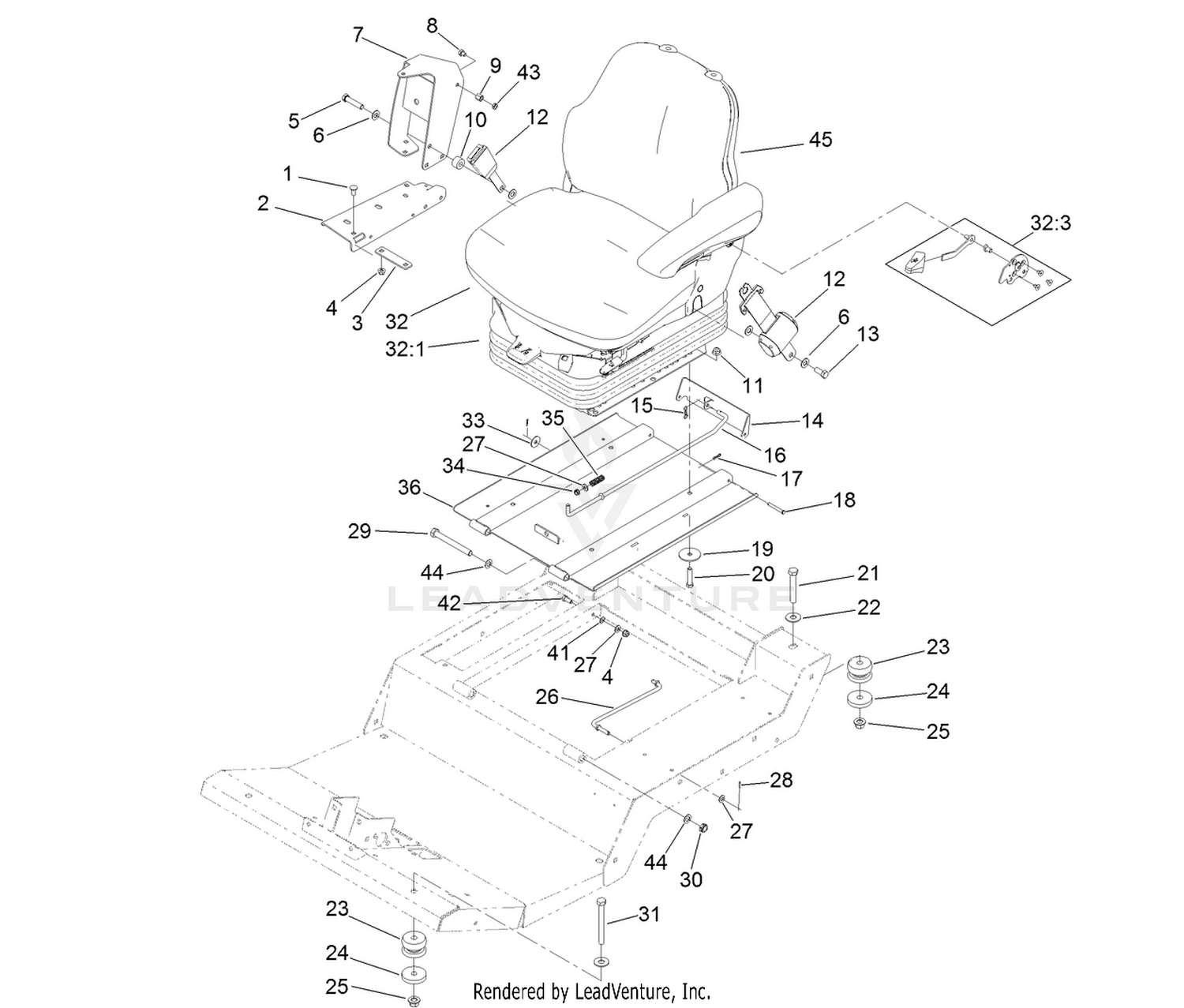 Seat Base and Seat Assembly