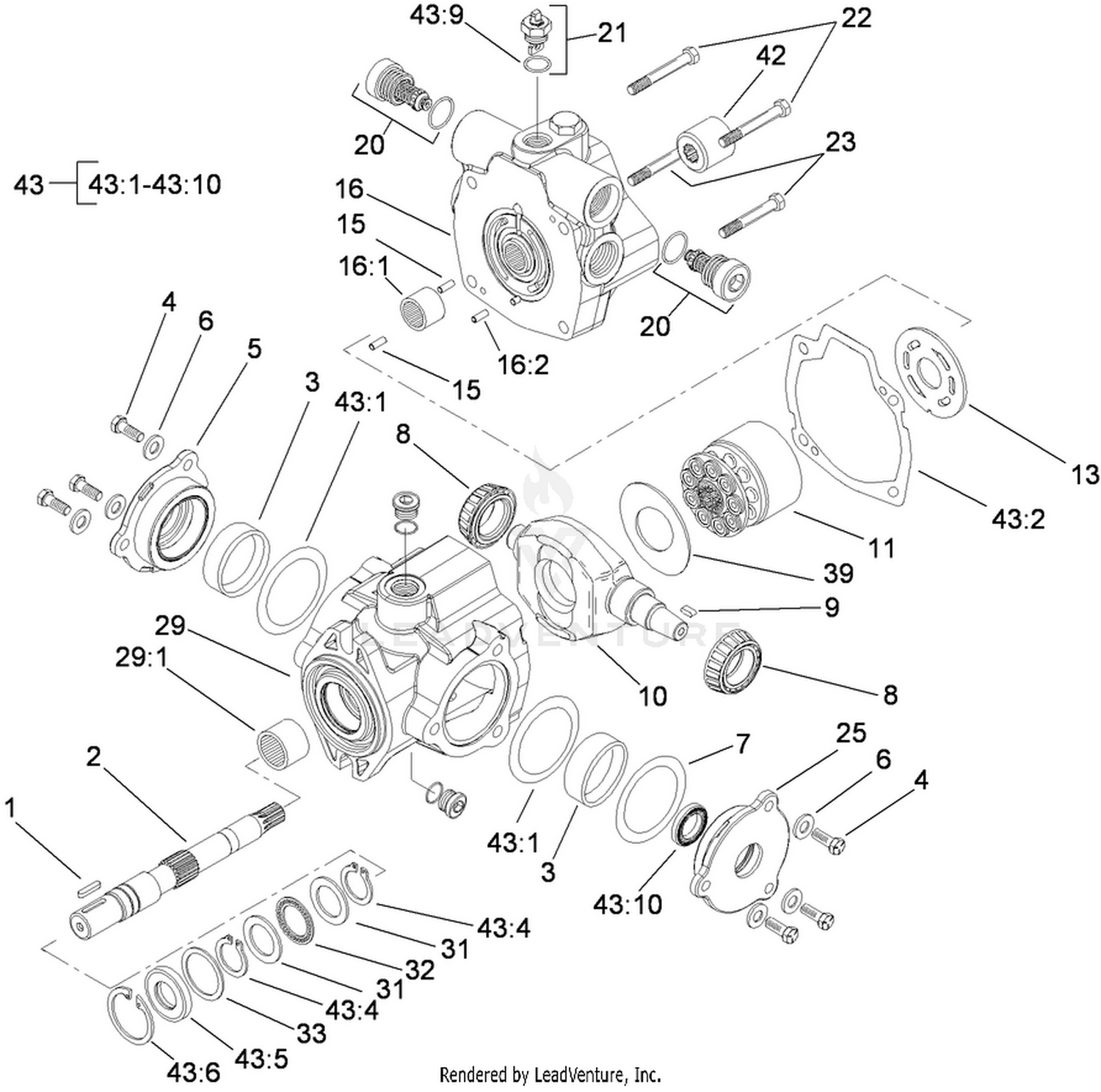 Hydrostat Assembly No. 105-0494