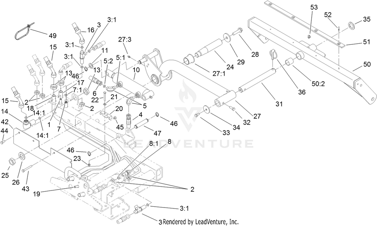 Rear Lift Arm Assembly