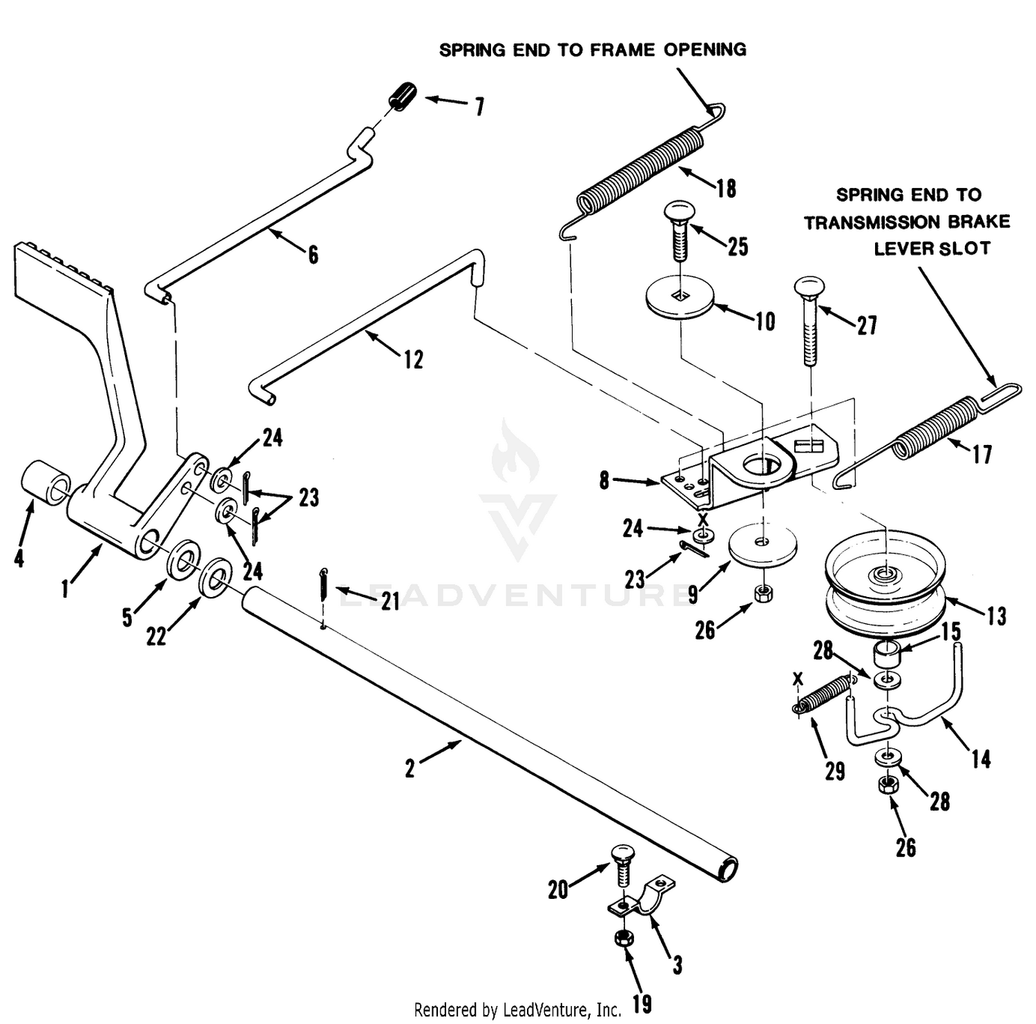 Brake  Idler Assembly (210-5  212-5)