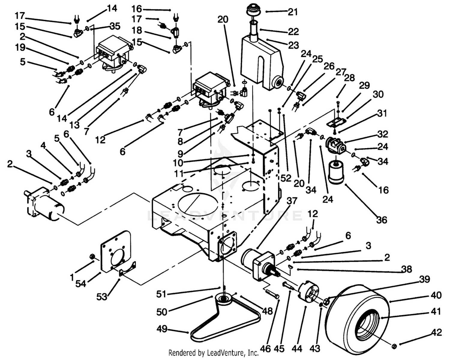 Wheel Assembly  Hydraulic Components