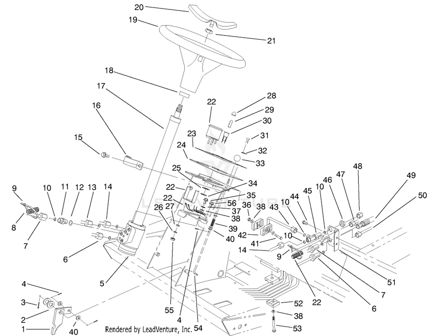 Steering Tower Assembly