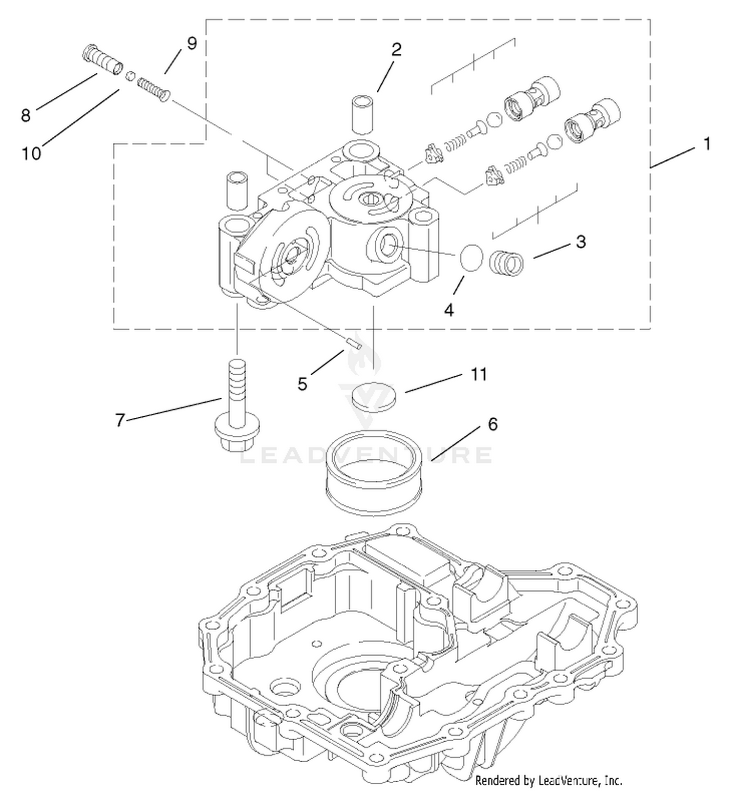 Center Case Assembly