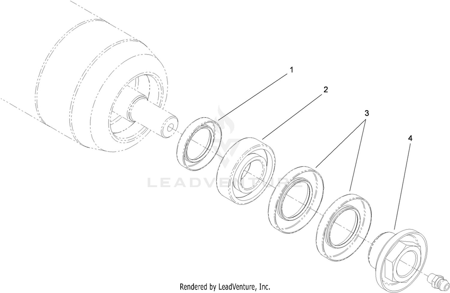 Roller Rebuild Assembly No. 114-5430