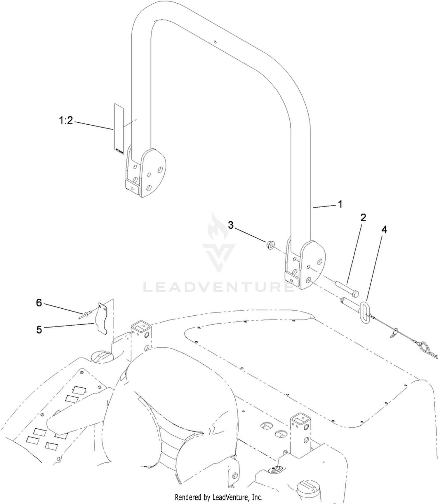 Roll-Over Protection System Assembly