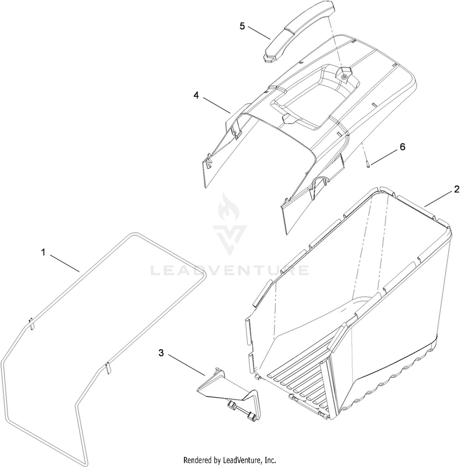 Grass Bag Assembly