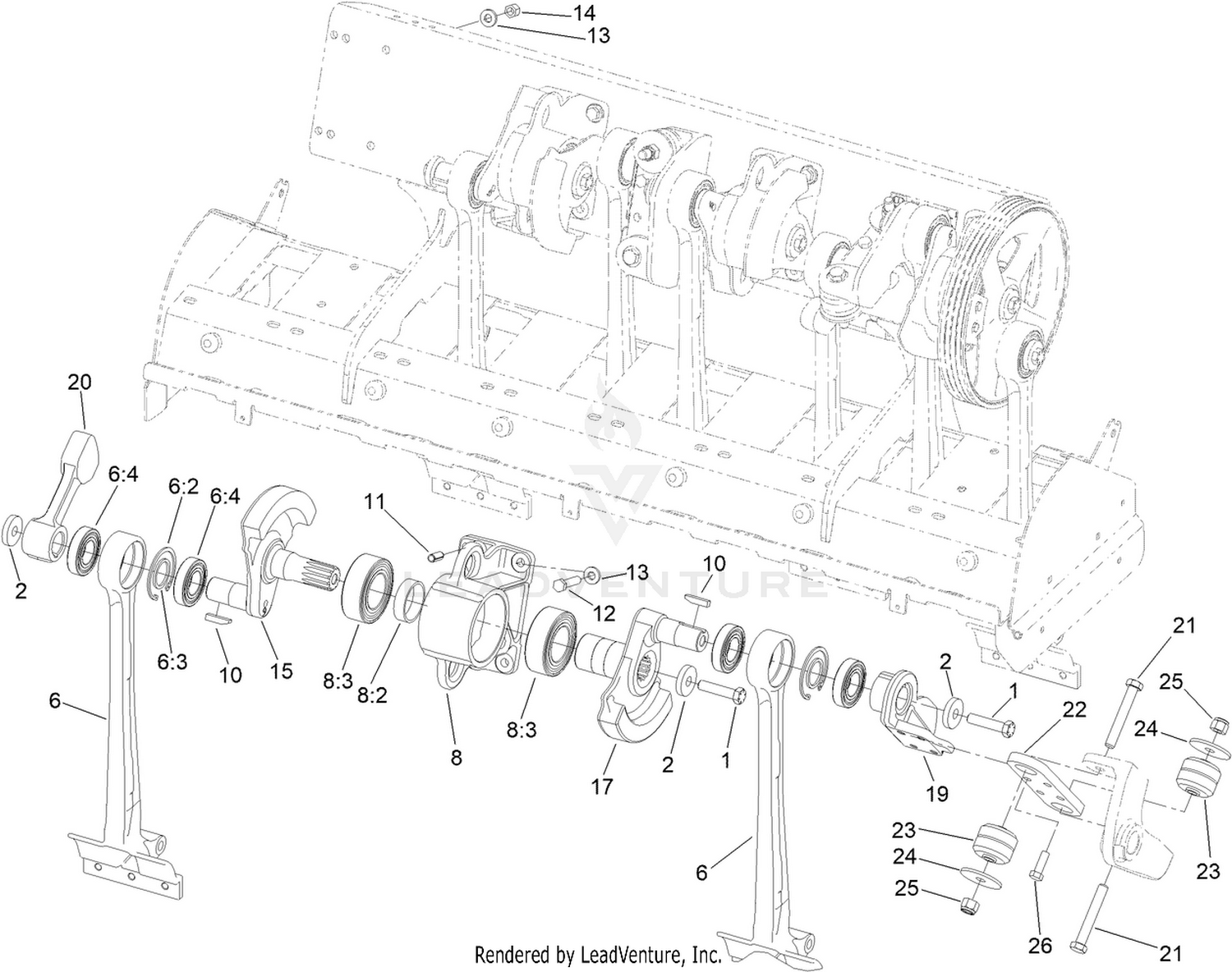 No. 7 and No. 8 Crankarm Assembly