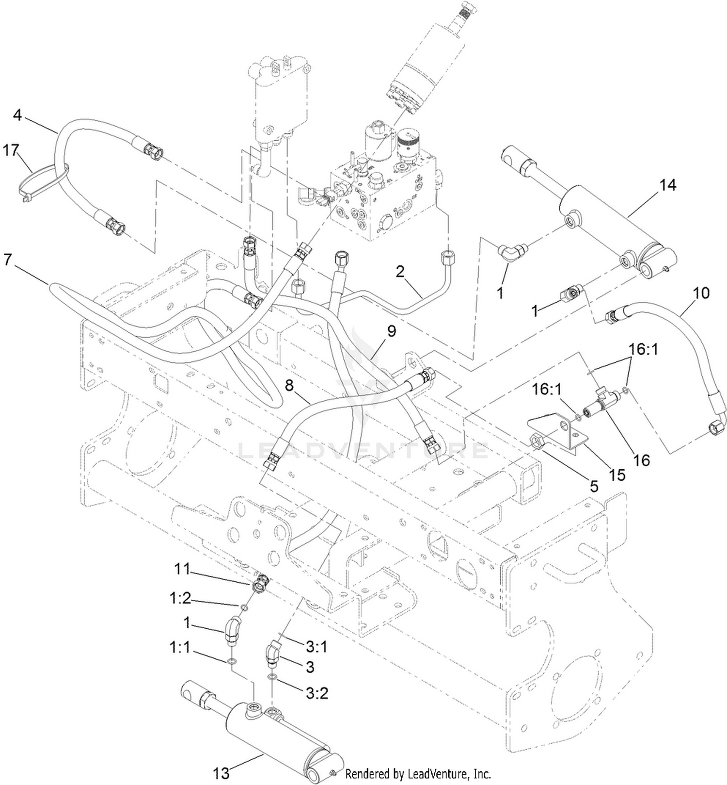 Steering Hydraulic Assembly