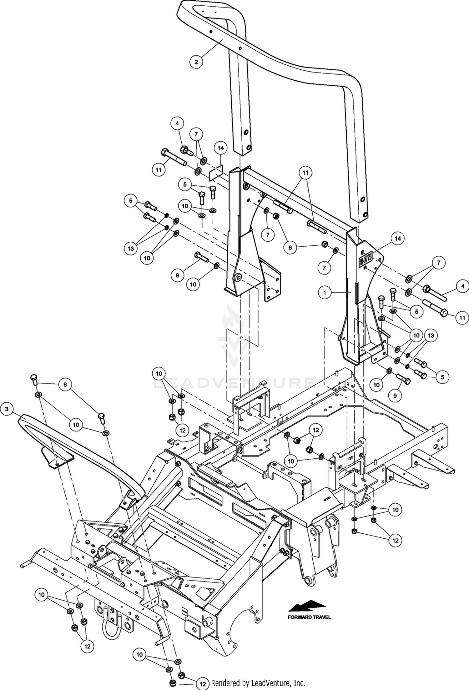 2 Post Roll Over Protective Structure