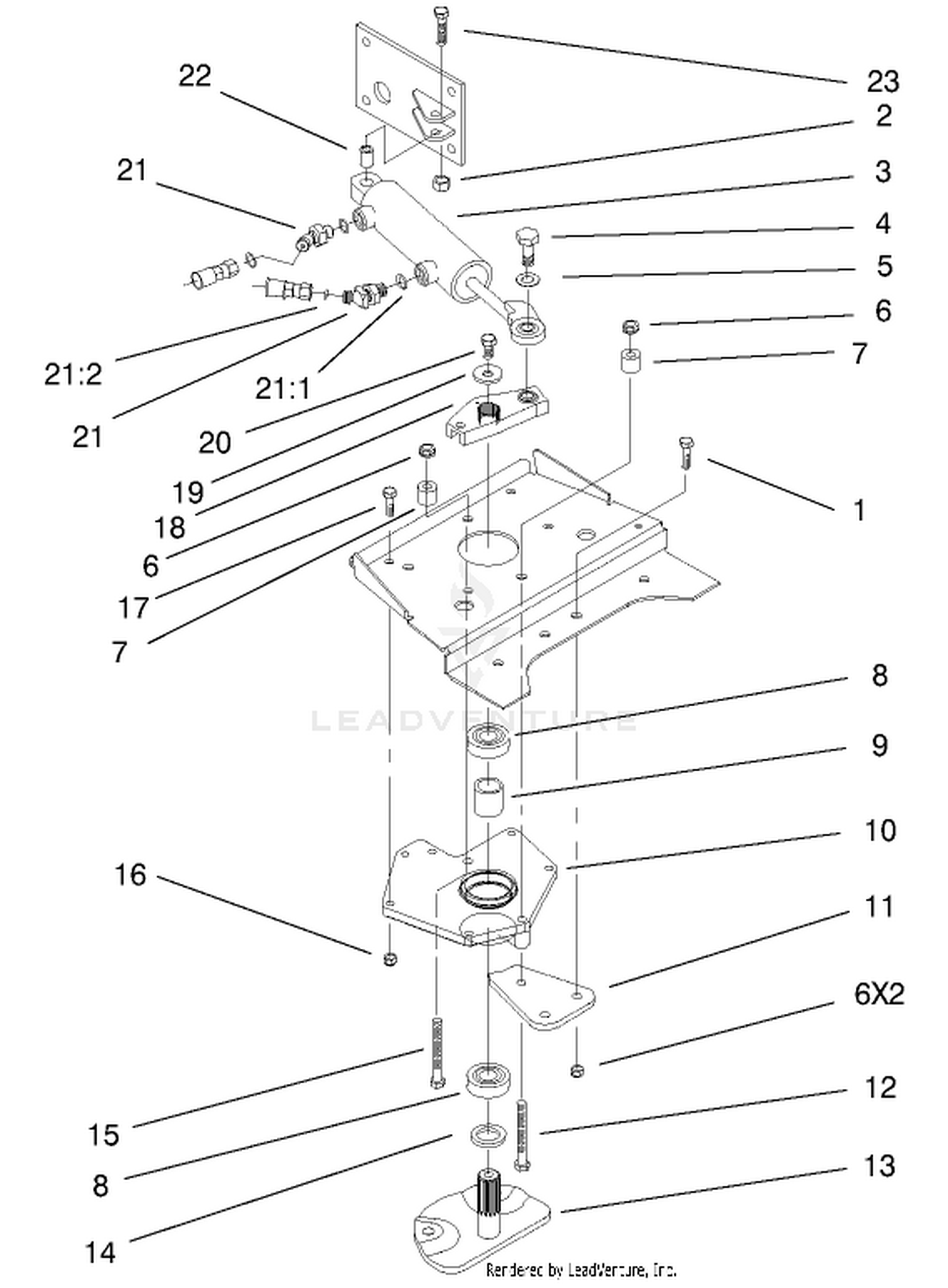 Lower Power Steering Assembly