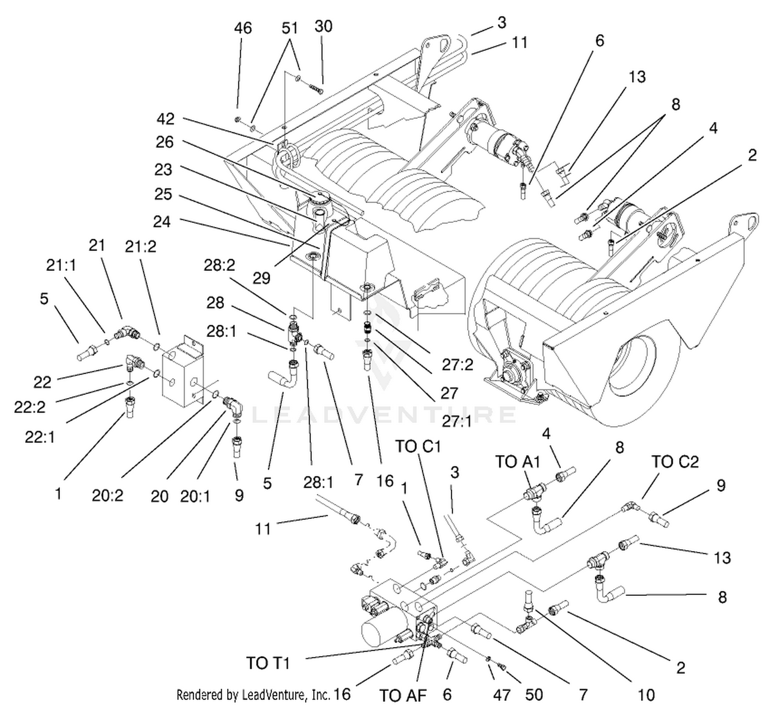 Hydraulics Installation Assembly