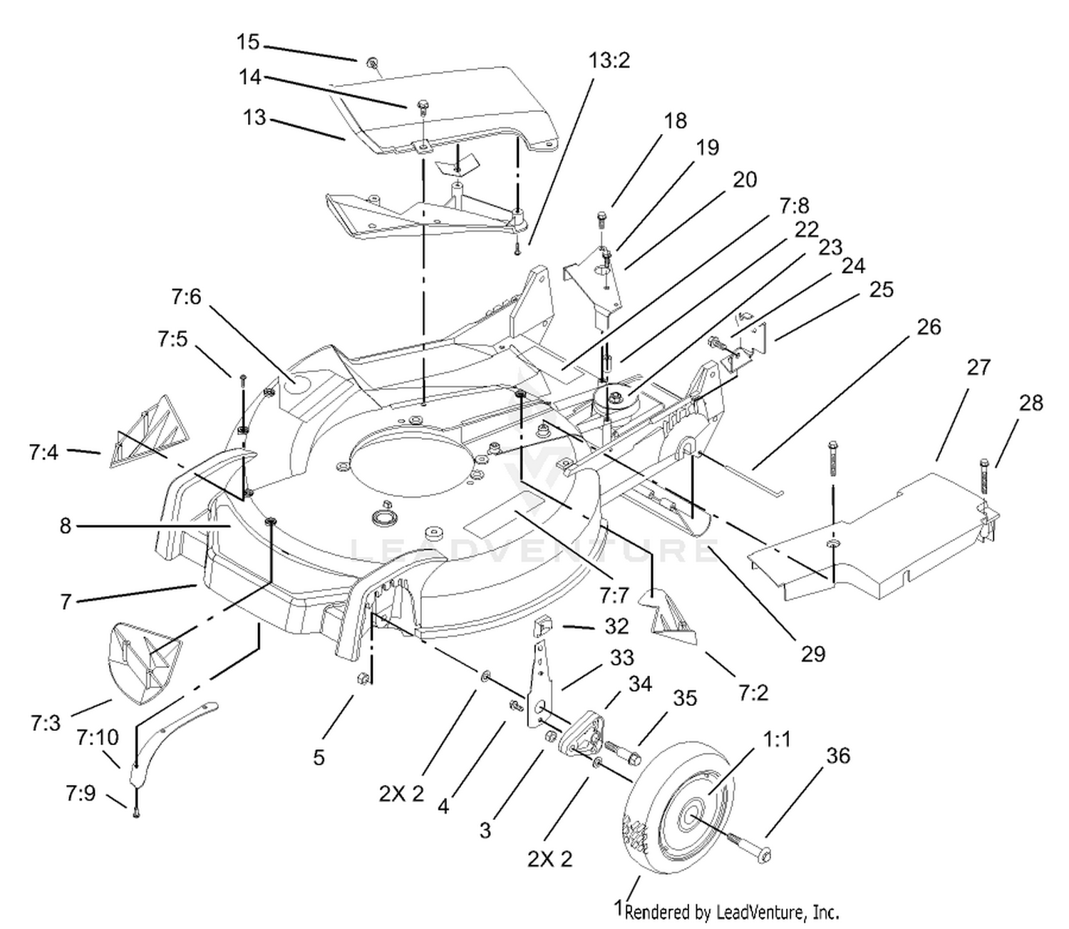 Housing and Wheel Assembly