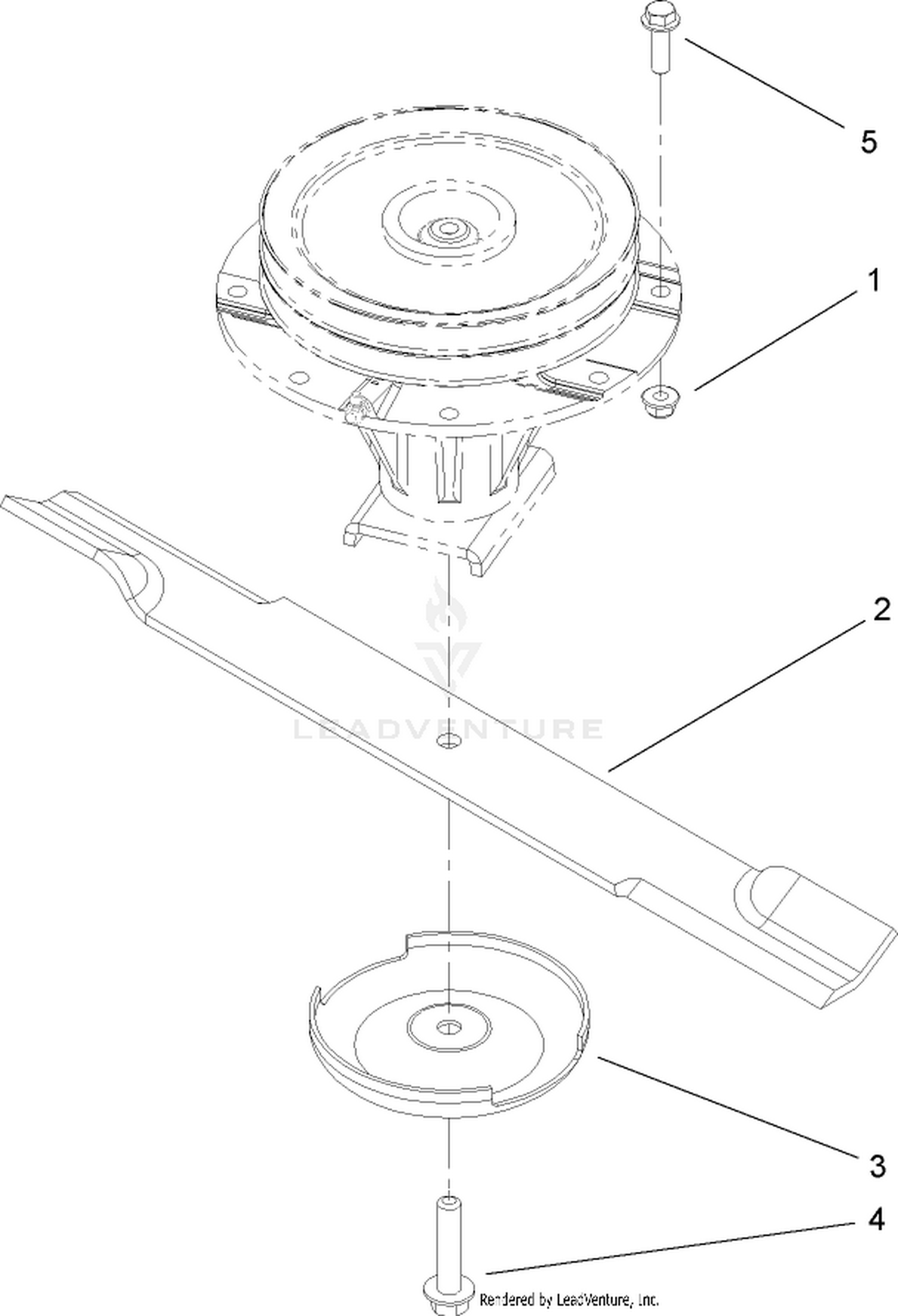 Spindle and Blade Assembly