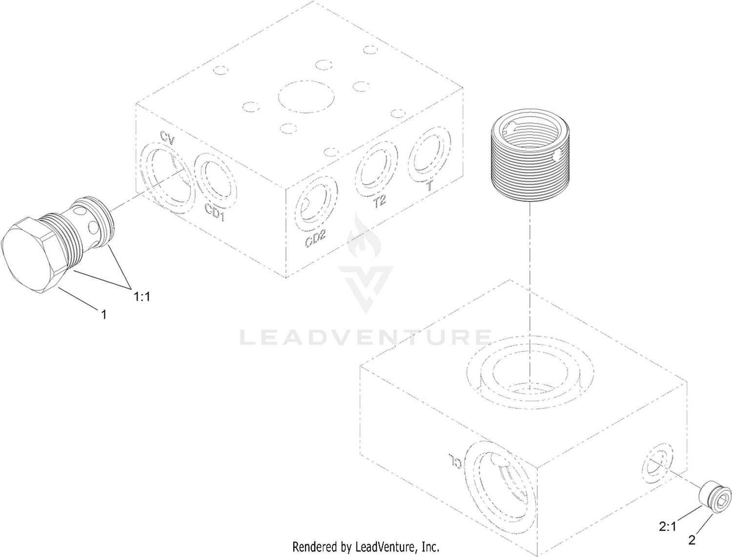 Hydraulic Filter Manifold Assembly No. 119-7703