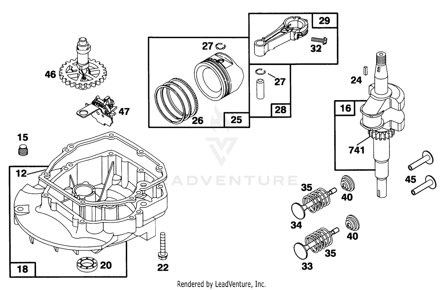Engine Briggs  Stratton Model 12f802-0667-01 2