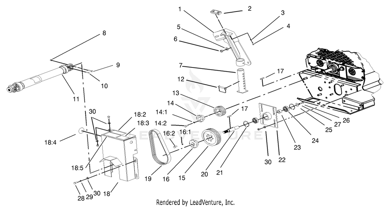 Drive Shaft and Belt Assembly