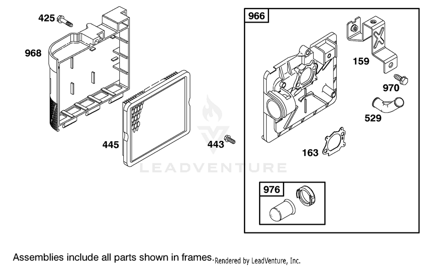 Engine Briggs  Stratton Model 12h802-1776-B1 5