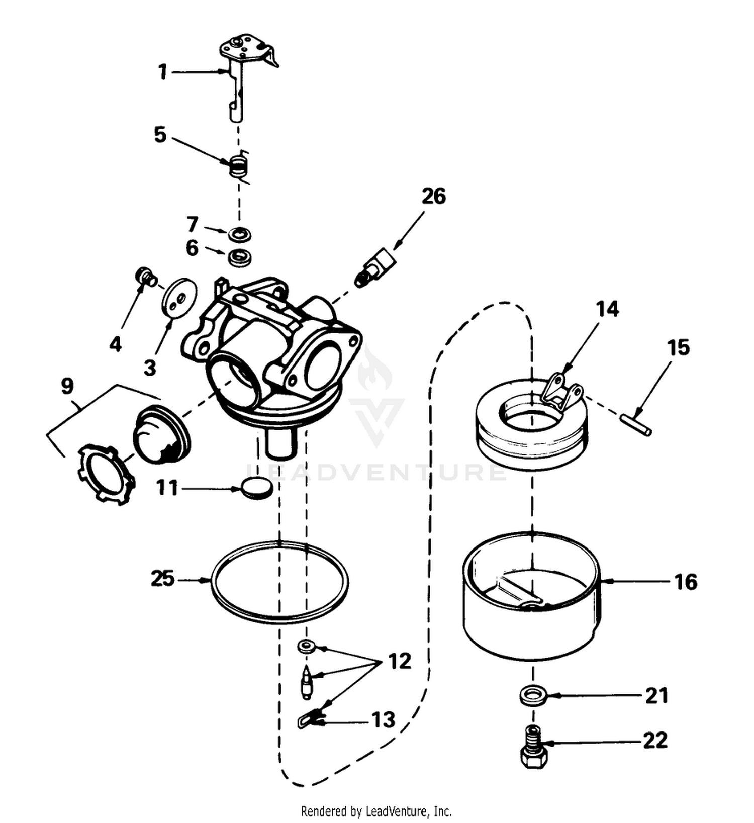 Carburetor No. 632098