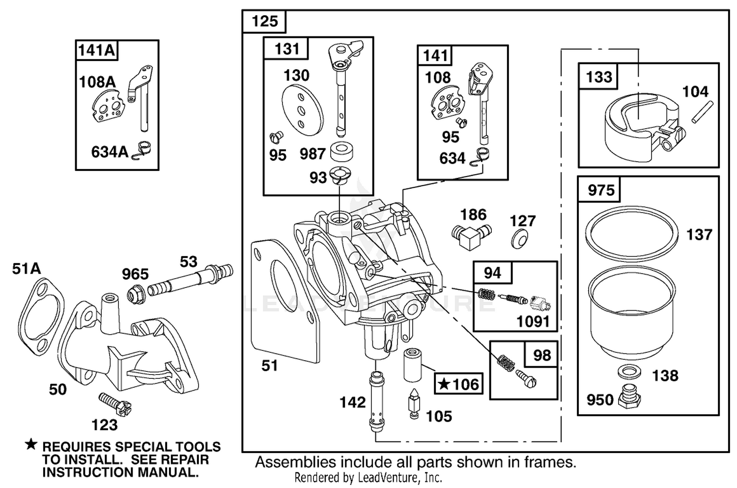Engine Briggs  Stratton Model 28m707-1182-E1 4