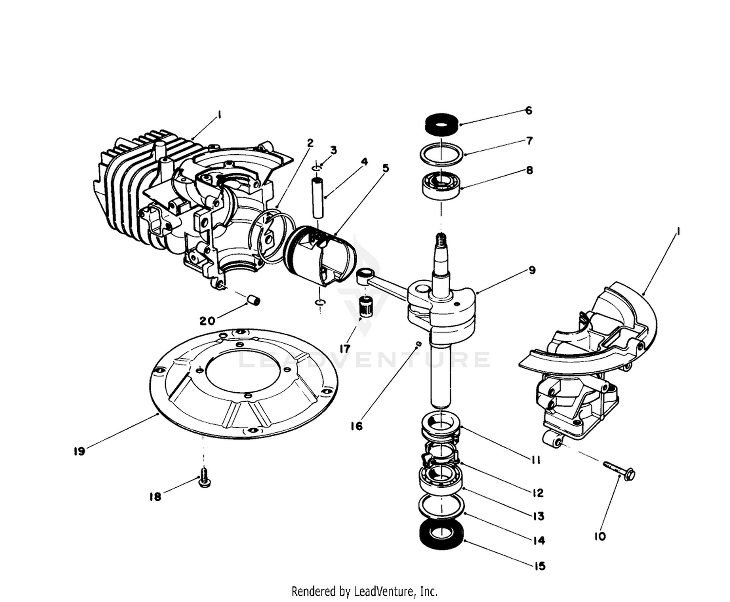 Crankshaft Assembly (model No. 47ph7)