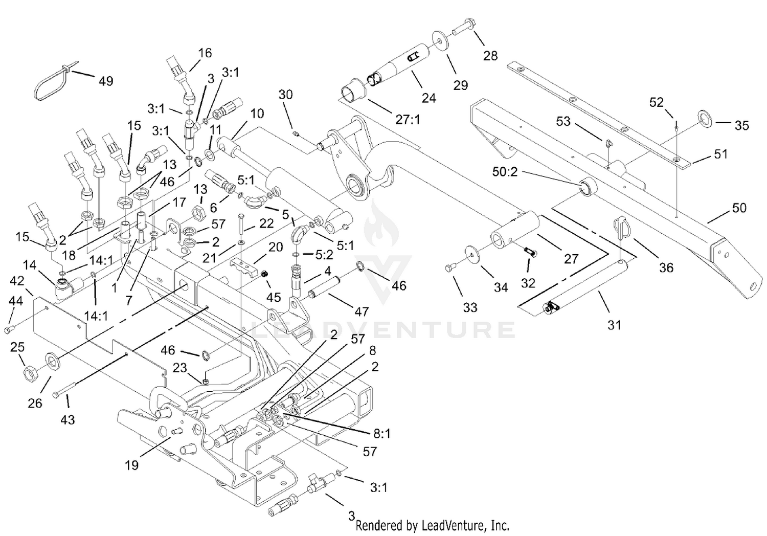 Rear Lift Arm Assembly