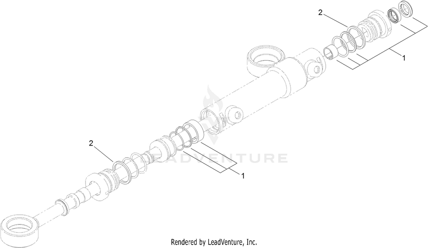 Hydraulic Cylinder Assembly No. 112-0298