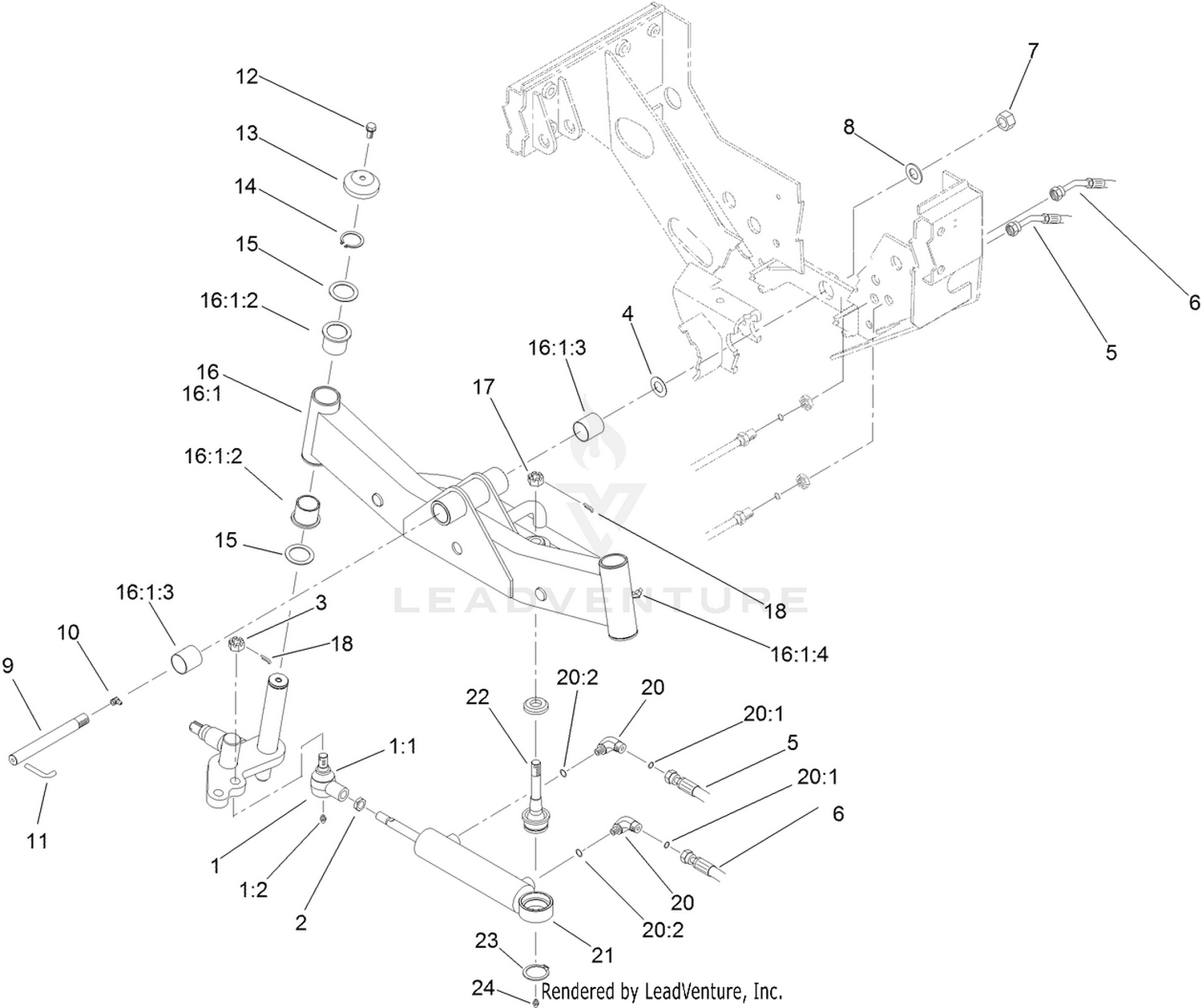 2-Wheel Drive Axle Assembly