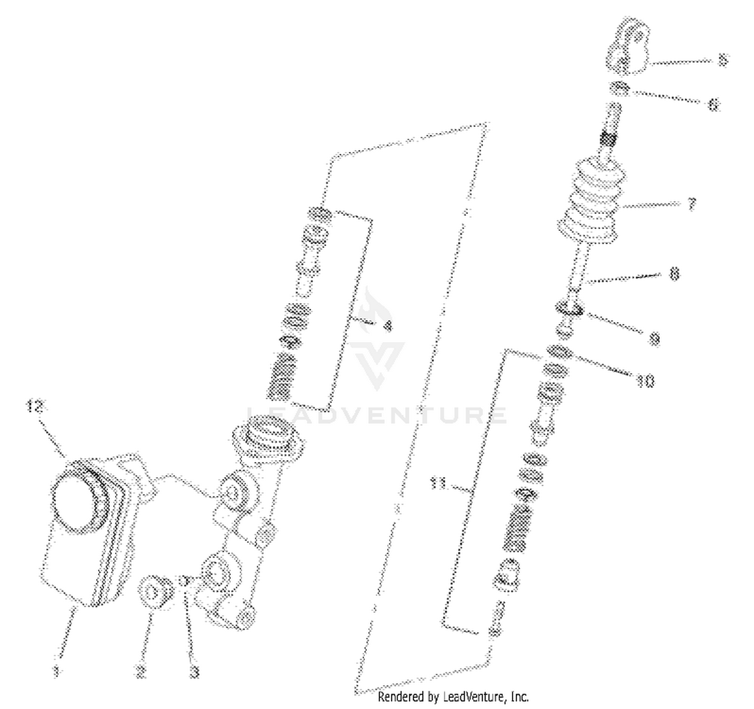 MASTER BRAKE CYLINDER NO. 94-3800