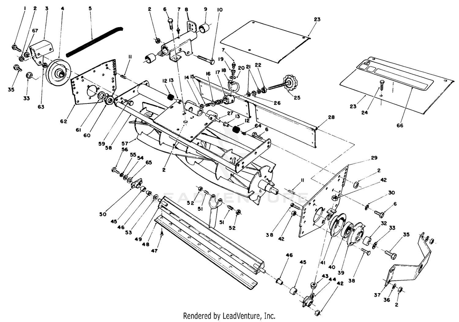 5 Blade Cutting Unit Reel Assembly (continued)