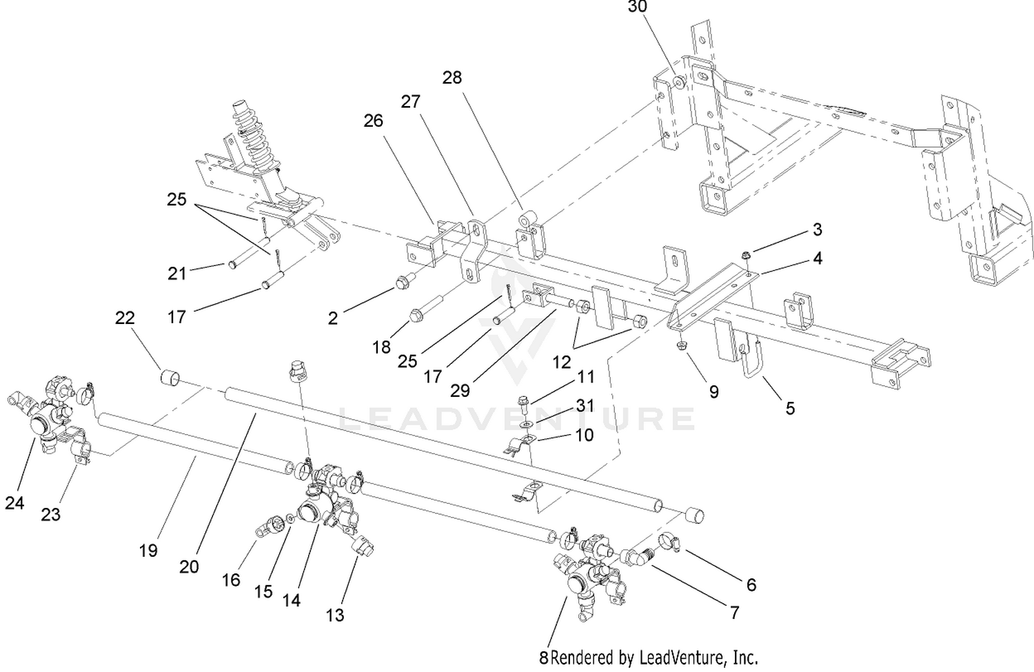 Center Boom Assembly