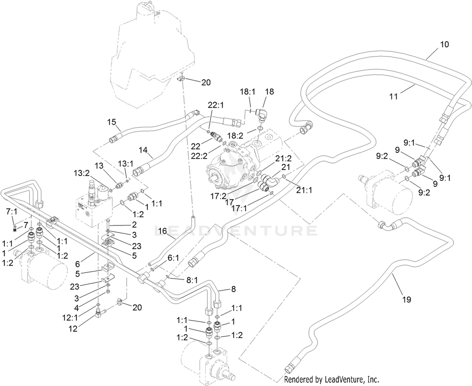 Traction Hydraulic Assembly